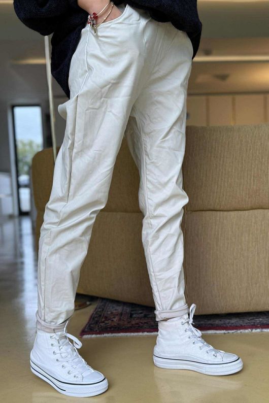 Wax Magic Trousers Stone